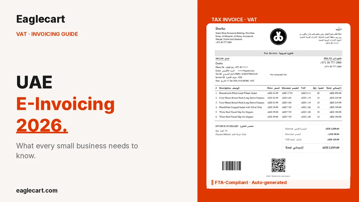 UAE E-Invoicing 2026: What Small Businesses Must Know