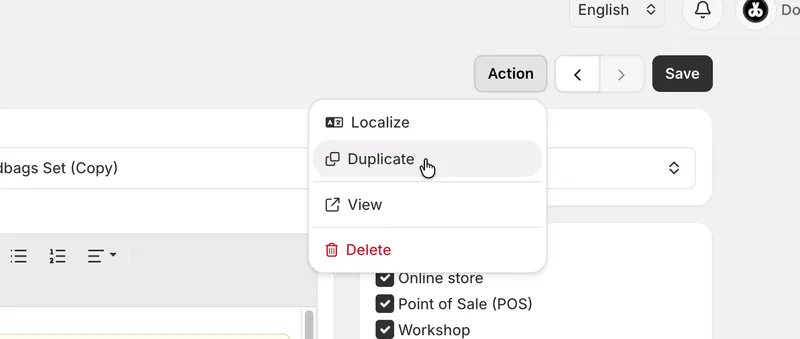 Duplicate Product: Clone a Full Product Record in One Click