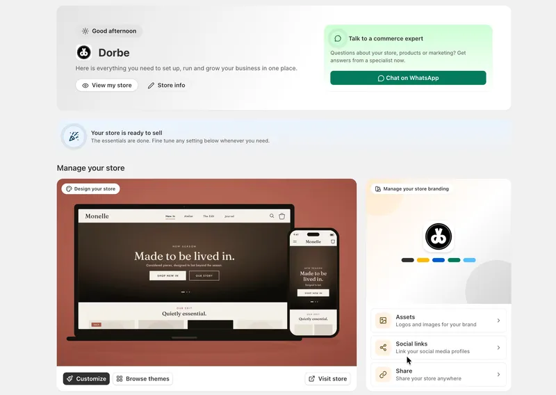 A Redesigned Dashboard