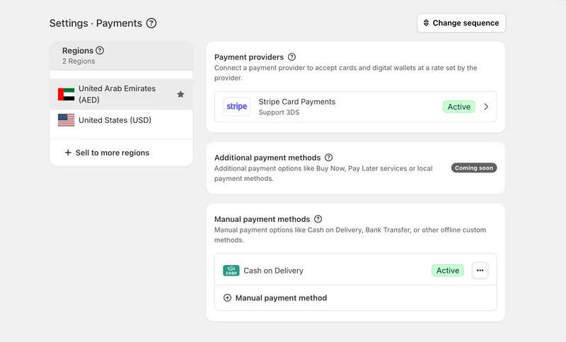 Introducing the payments page