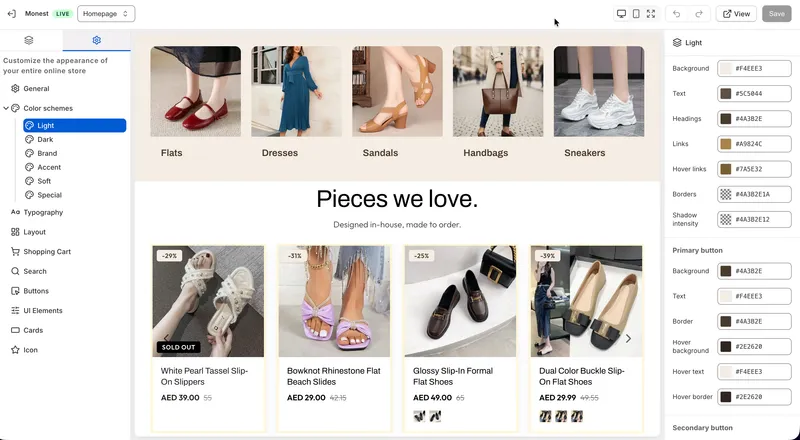 Theme color schemes now work better and more predictably