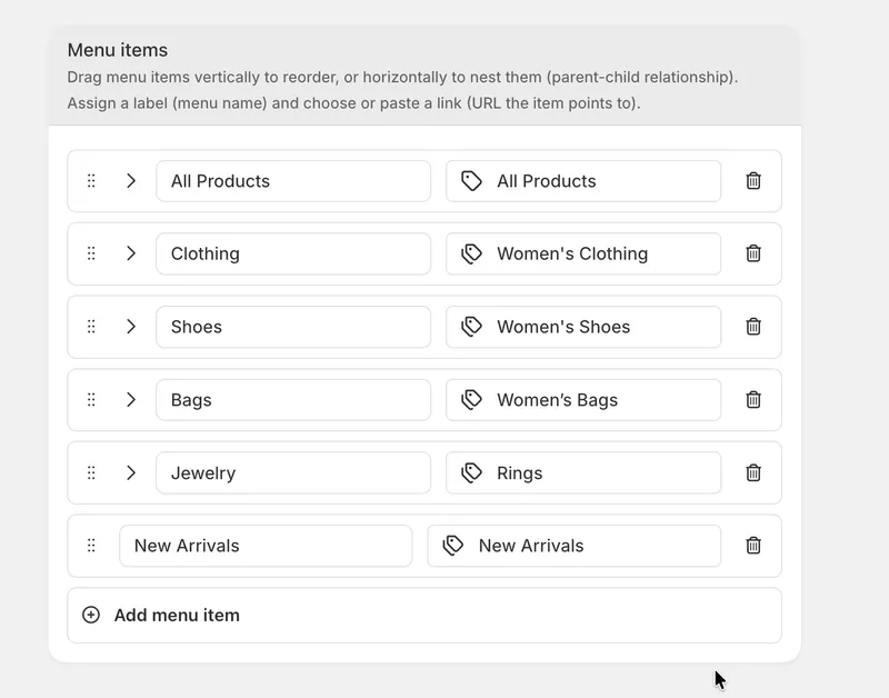 A faster menu, even with lots of items