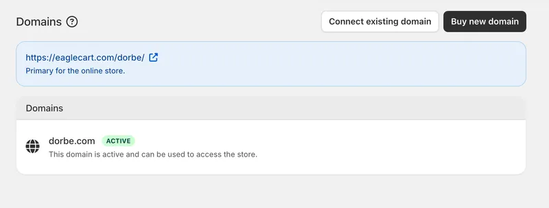 Better domain management