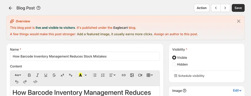 An AI Overview for your blog posts