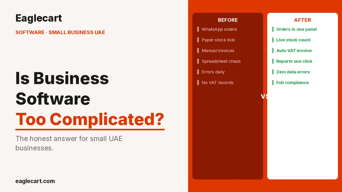 Is Business Software Too Complicated for a Small UAE Business?