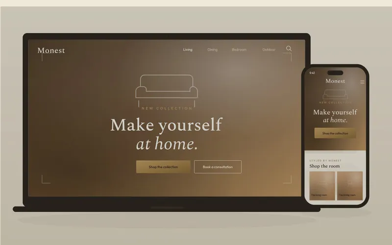 Monest: A Luxury Theme for Furniture and Homeware