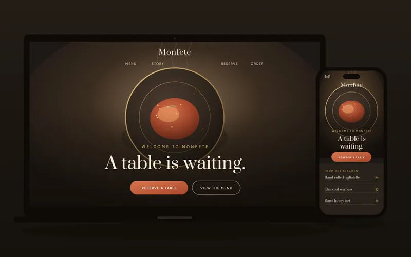 Monfete: A Theme for Restaurants and Food Brands