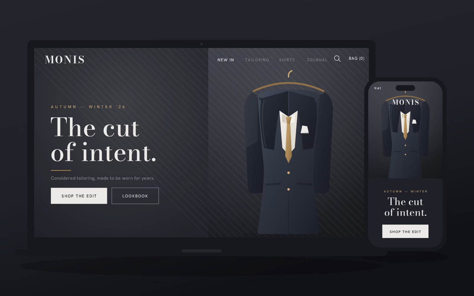 Monis Menswear theme