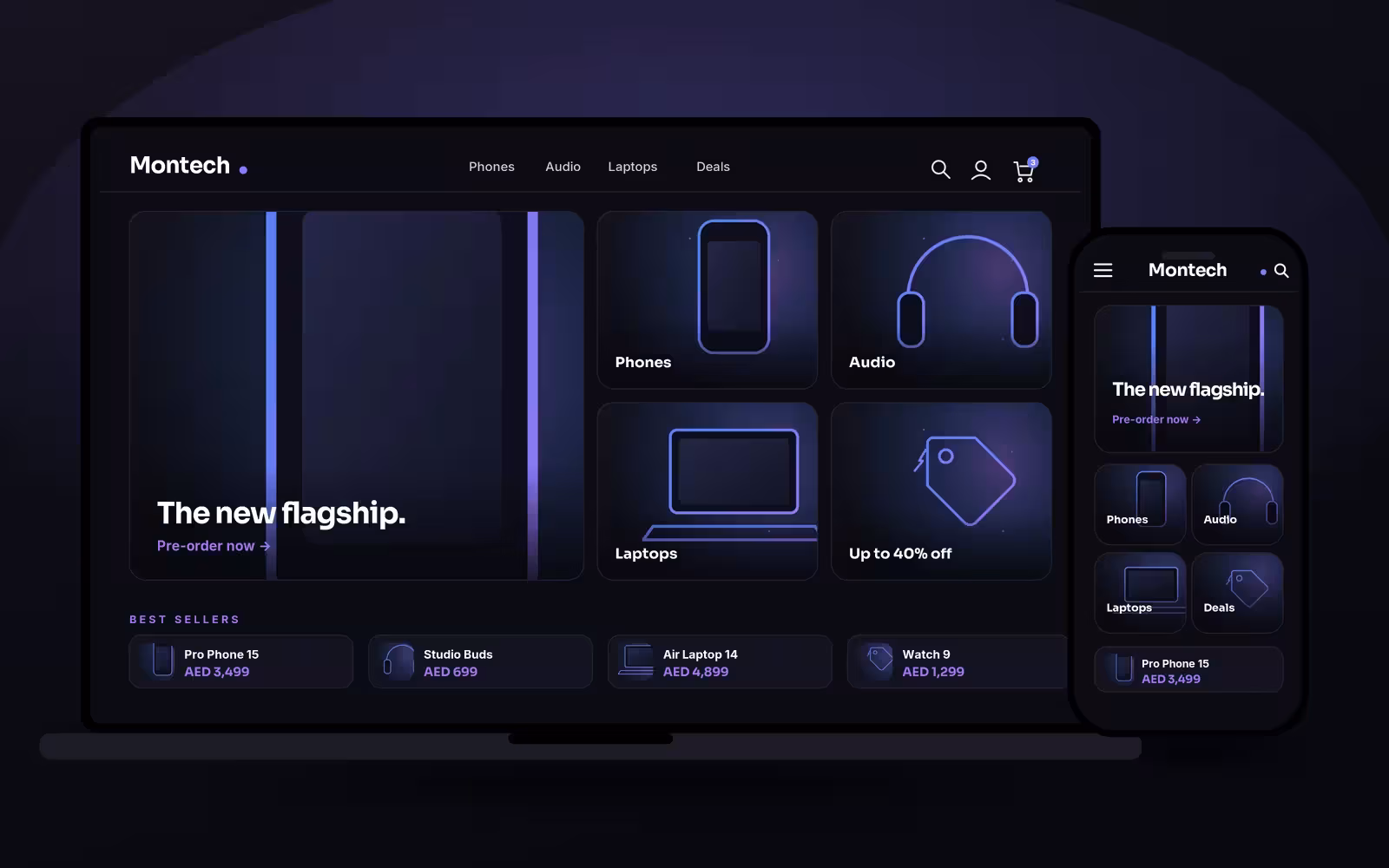 Montech Electronics theme