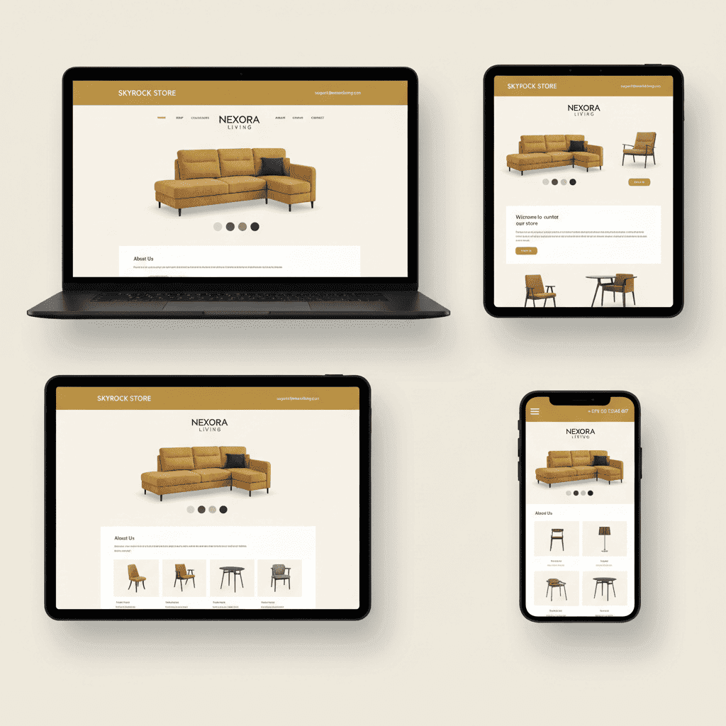 Online store on multiple devices
