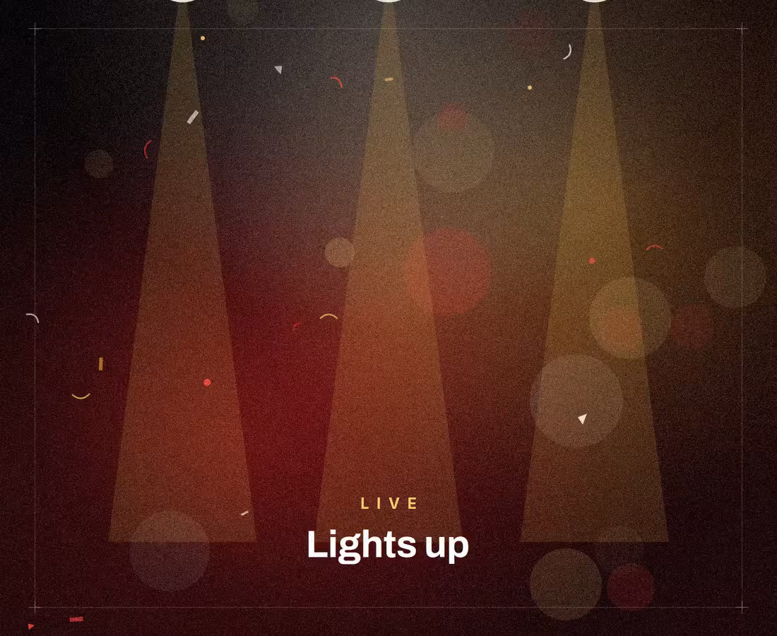 Lights up