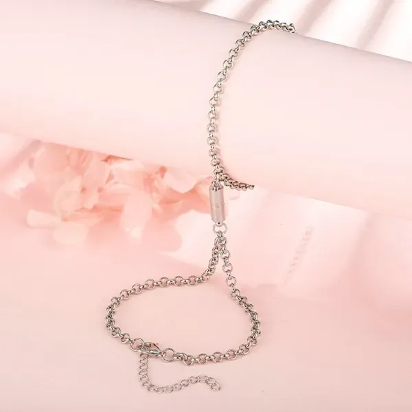 Matching Silver Couple Love Bracelets