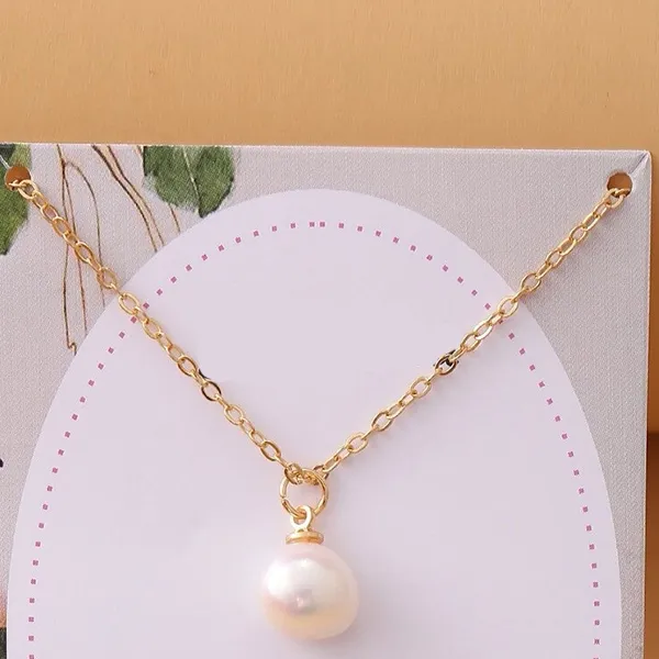 Elegant Pearl Hook Closure Necklace