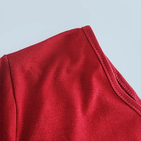 One Shoulder Ruffle Boho Top