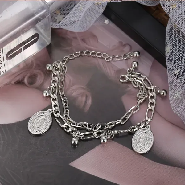 Thumbnail of Silver Braided Layered Bracelet