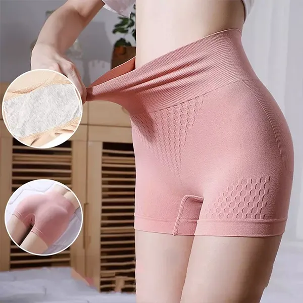 Stretchable High Waist Solid Color Panties