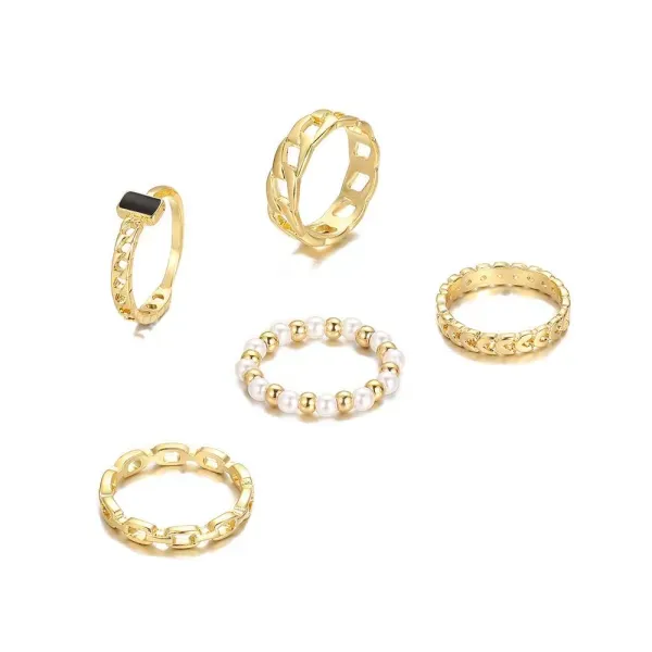 Thumbnail of Fashion Chic Chain Women Ring Set