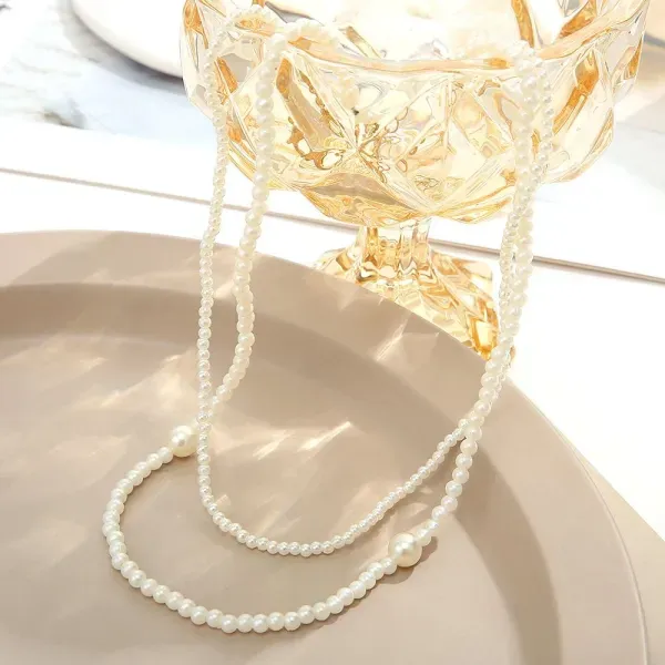 Elegant Multi Strand Pearl Choker