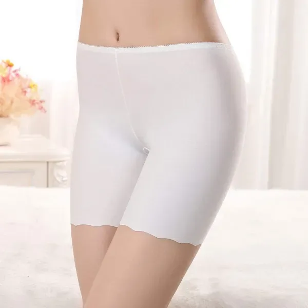 Elastic Waist Slim Fit Women Boxer Shorts