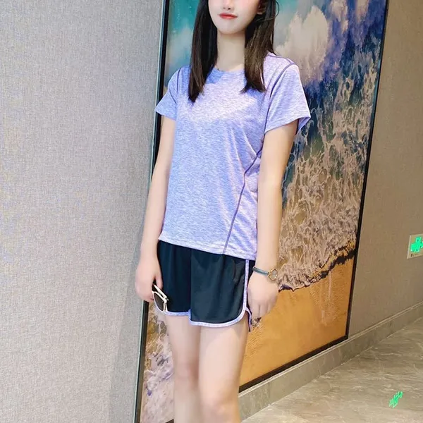 Striped Raglan Sleeve Workout Set