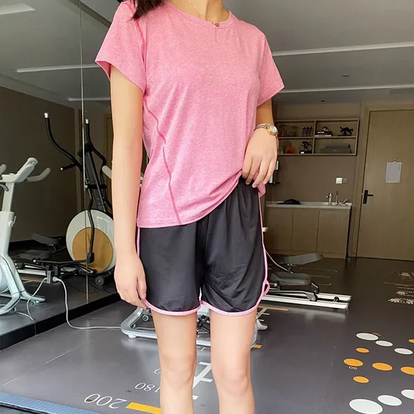 Striped Raglan Sleeve Workout Set