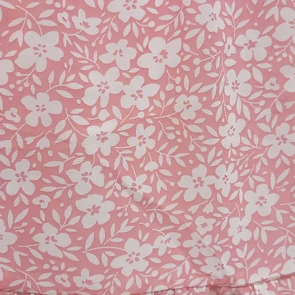 Floral Ruffle Sleeve Chic Tunic Top