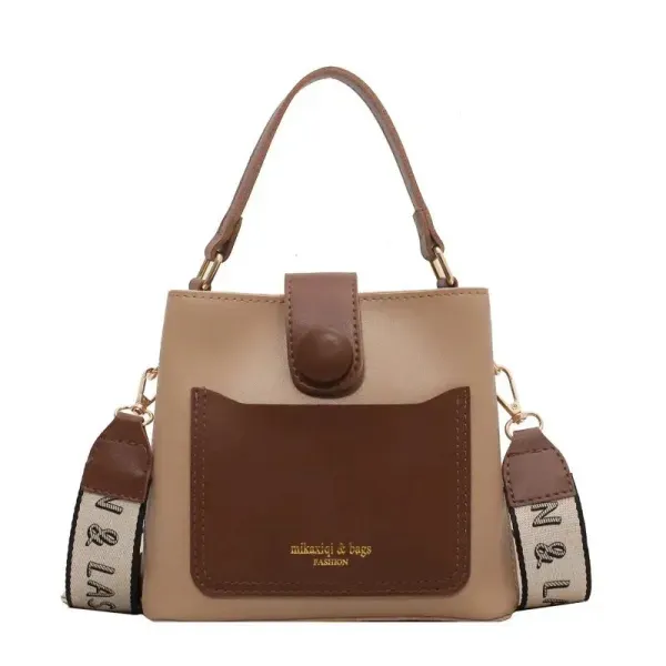 Thumbnail of Khaki PU Leather Mini Handbag - for Women (Office/Casual)