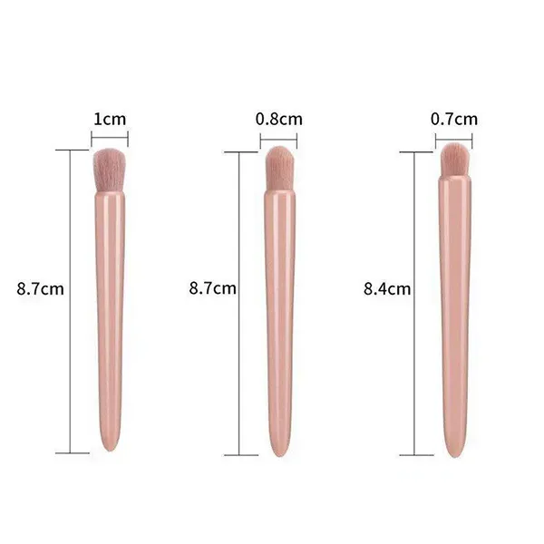 Thumbnail of 5Pcs Mini Travel Makeup Brush Set with Mirror Case