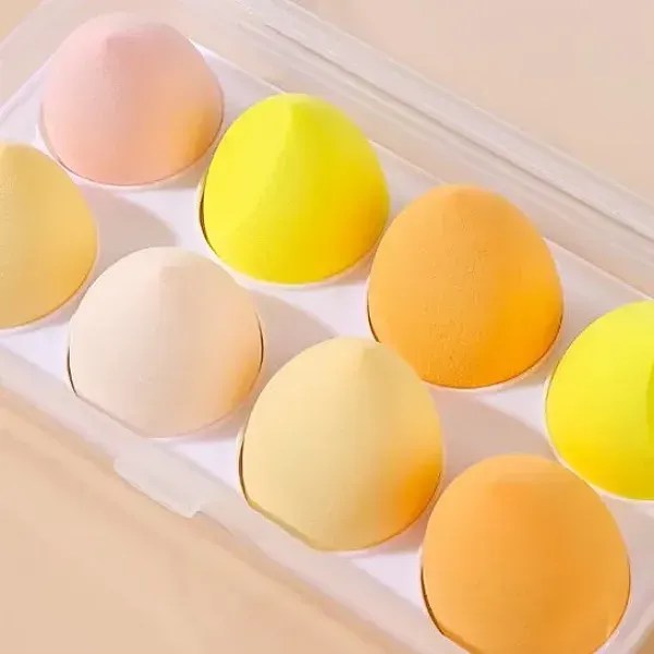 Thumbnail of 8Pcs Soft Beauty Sponge Set with Storage Case