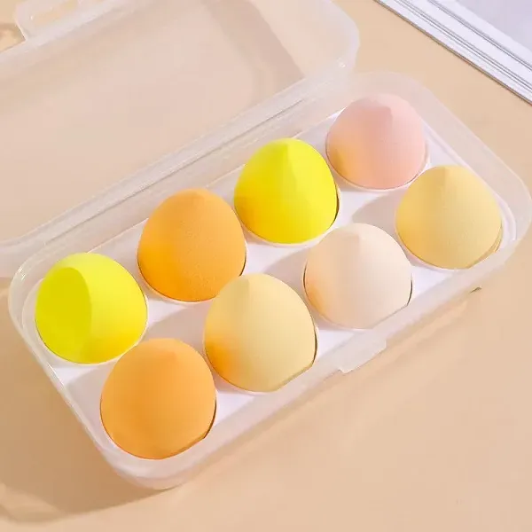 Thumbnail of 8Pcs Soft Beauty Sponge Set with Storage Case