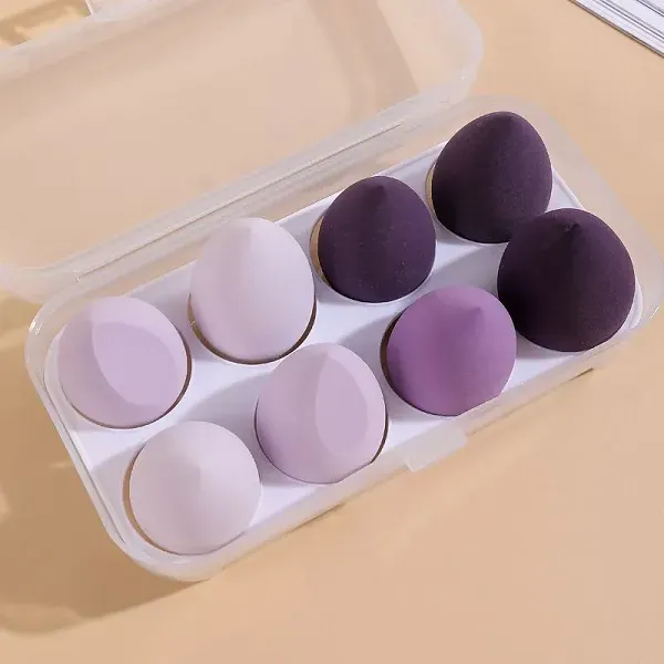 Thumbnail of 8Pcs Soft Beauty Sponge Set with Storage Case