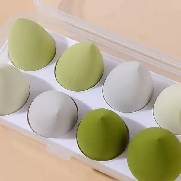 Thumbnail of 8Pcs Soft Beauty Sponge Set with Storage Case
