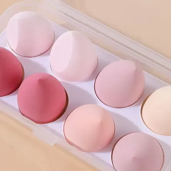 Thumbnail of 8Pcs Soft Beauty Sponge Set with Storage Case