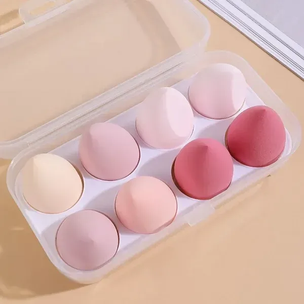 Thumbnail of 8Pcs Soft Beauty Sponge Set with Storage Case
