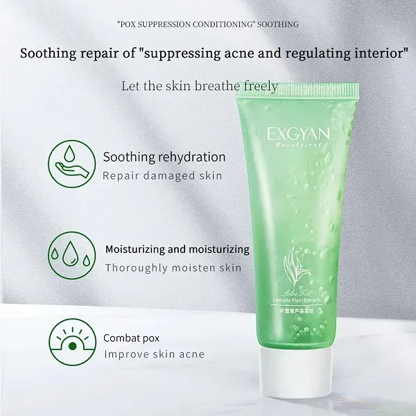 Thumbnail of EXGYAN Aloe Vera and Centella Gel for Acne and Hydration
