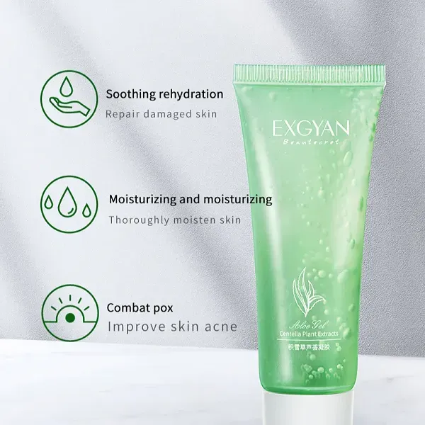 Thumbnail of EXGYAN Aloe Vera and Centella Gel for Acne and Hydration