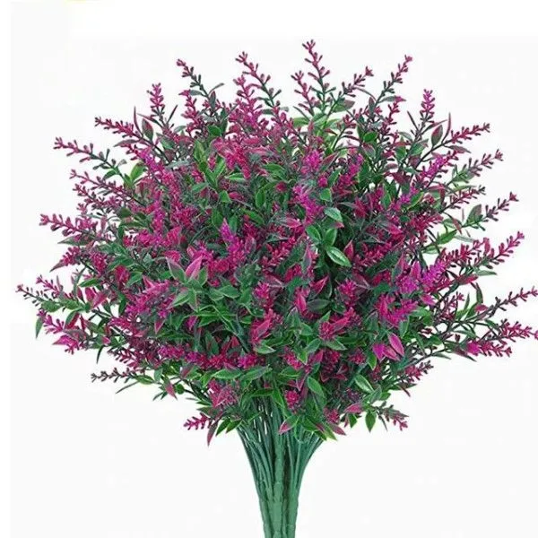 Purple Artificial Lavender Flower Bunch