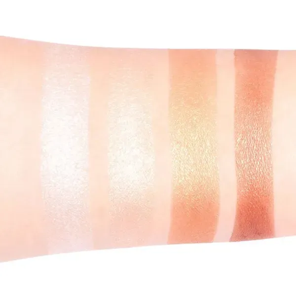 Thumbnail of 4 Colors Highlighter Palette Shimmer Eyeshadow Face Blush Glitter Face Contour - 01