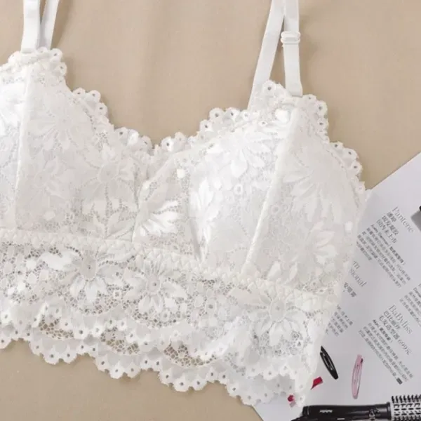 Floral Lace Padded Adjustable Bra