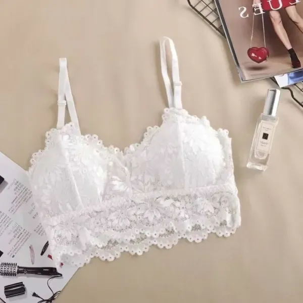 Floral Lace Padded Adjustable Bra