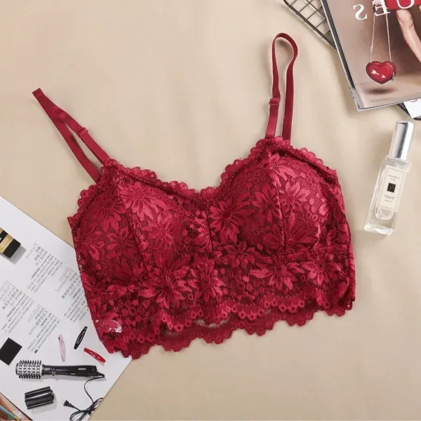 Floral Lace Padded Adjustable Bra