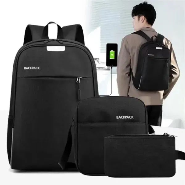 Men's 3-in-1 Backpack and  Bag Set | Dorbe UAE