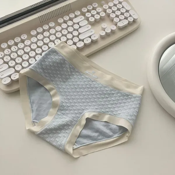 Cotton High Waist Ribbed Panties