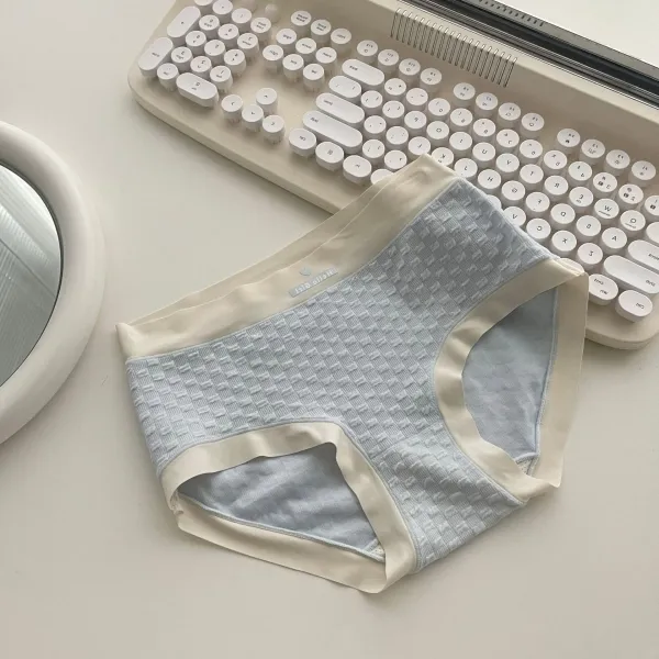 Cotton High Waist Ribbed Panties