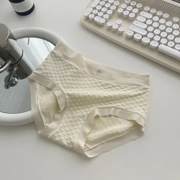 Cotton High Waist Ribbed Panties