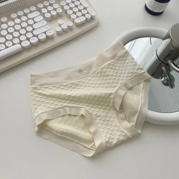 Cotton High Waist Ribbed Panties