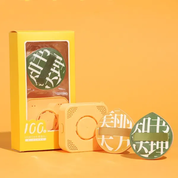 Multicolor Makeup Cushion Set with Storage Case - Grooming Made Easy