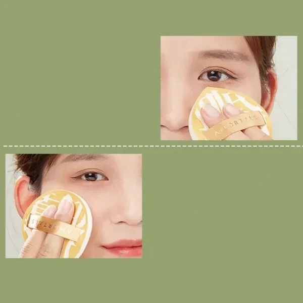 Multicolor Makeup Cushion Set with Storage Case - Grooming Made Easy