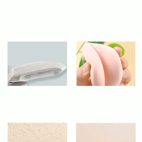 Multicolor Makeup Cushion Set with Storage Case - Grooming Made Easy