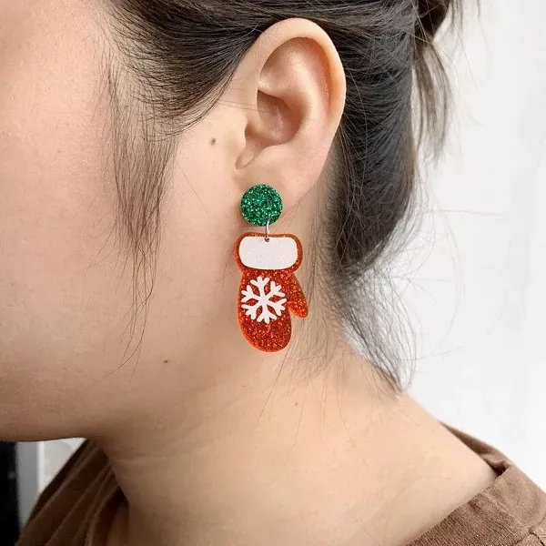 Festive Tassel Earrings for Christmas